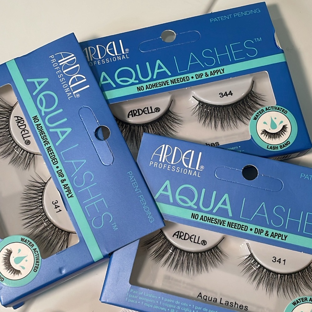 NEW. ARDELL AQUA LASHES x 3 pairs
